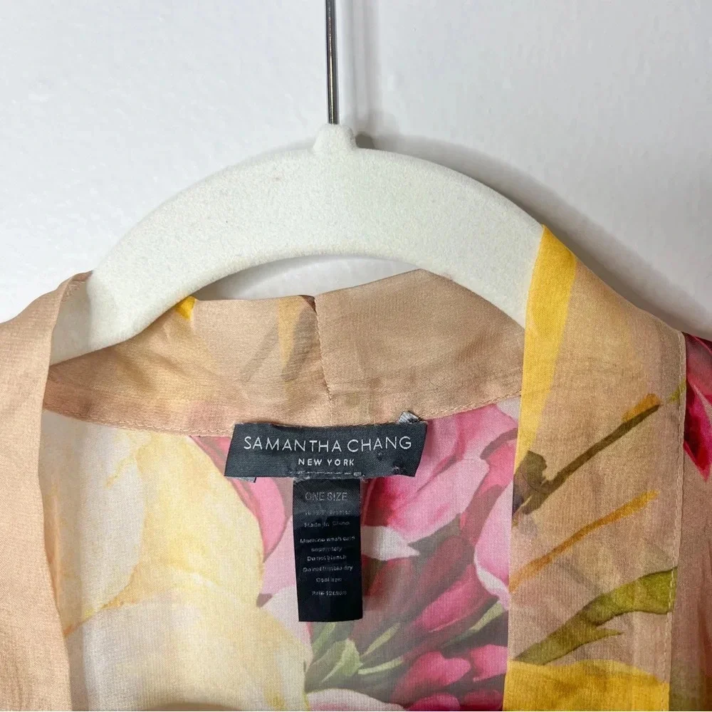 Samantha Chang Lifestyle Printed Short Kimono